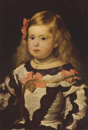 Retrato de la Infanta Margareta Teresa, detalle