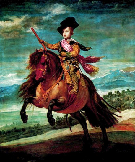 Retrato del Príncipe Baltasar Carlos a caballo