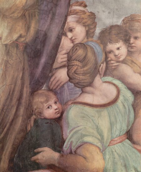 Stanza di Eliodoro en el Vaticano para Julio II, fresco mural, escena