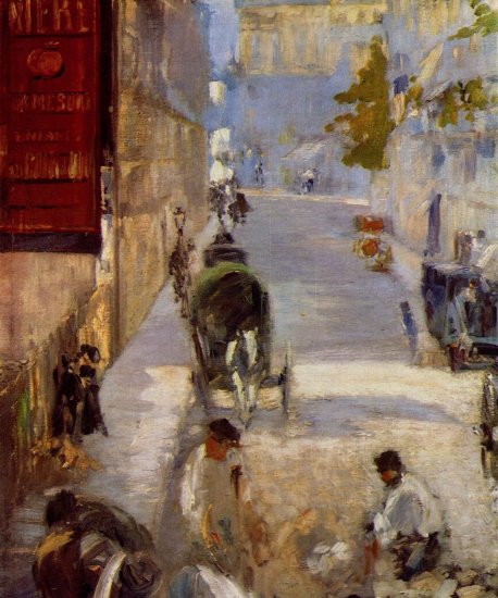  Straßenarbeiter, Rue de Bernes, Detail
