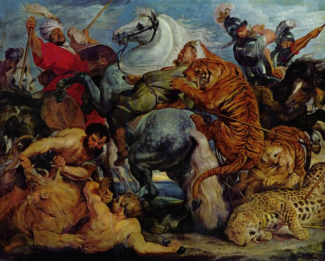  Tiger- und Löwenjagd
