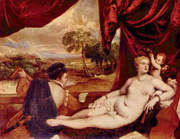 Venus y el laúdista