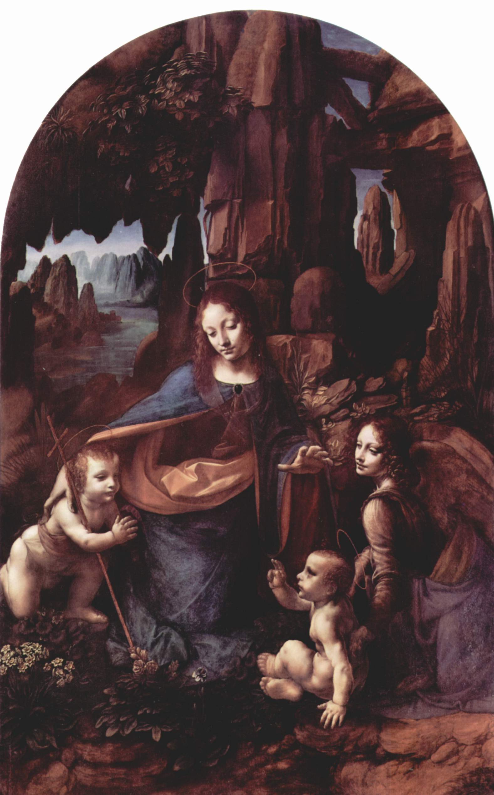 Leonardo da Vinci - Virgen de las rocas | Artelista.com