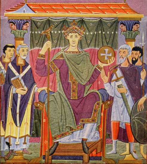  Evangeliar Kaiser Ottos III., Szene