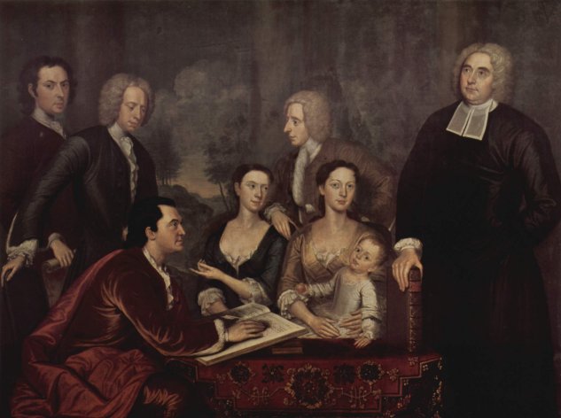  Familienporträt des Dekan George Berkeley

