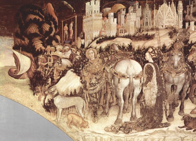 Frescos en Sant' Anastasia en Verona, escena
