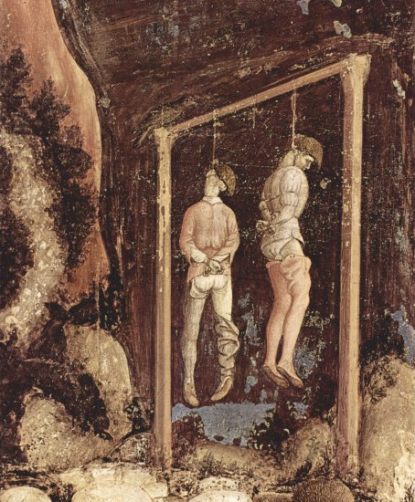 Frescos en Sant' Anastasia en Verona, escena