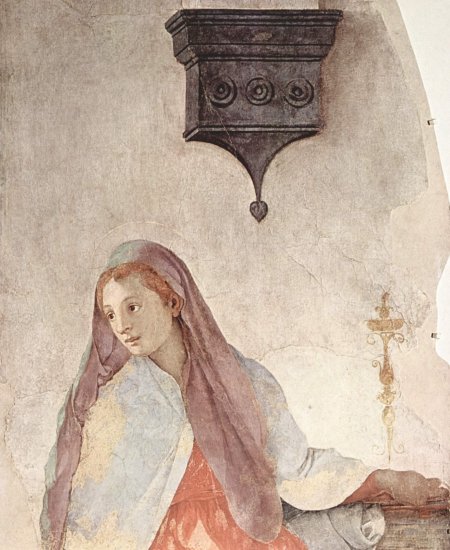  Fresken der Cappioni-Kapelle in Santa Felicita in Florenz, Szene