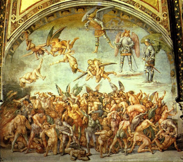  Fresken im Dom zu Orvieto, Szene