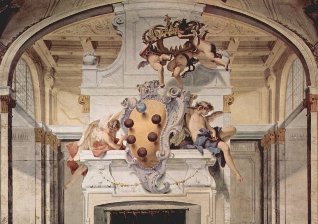  Fresken im Palazzo Pitti in Florenz, Szene