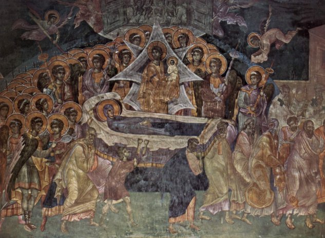  Fresken in der Kirche von Gracanica, Szene