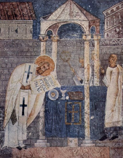  Fresken in der Sophien-Kathedrale in Ohrid, Szene