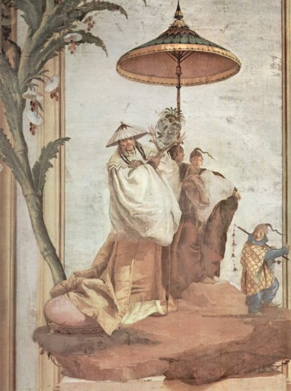  Fresken in der Villa Vallmarana, Vicenca, Szene