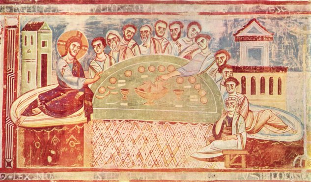  Fresken in Sant Angelo in Formis zum Leben Christi, Szene