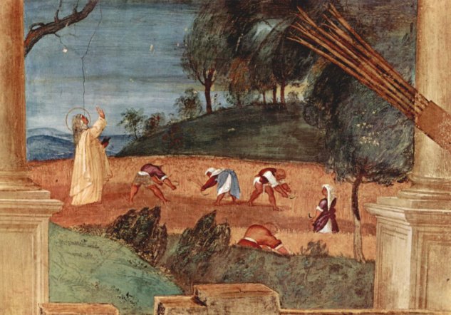  Freskenzyklus im Oratori Suardi in Trescore, Szene