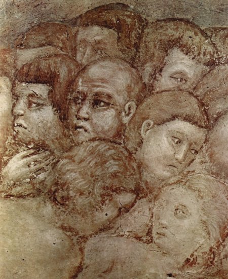  Freskenzyklus mit Jüngstem Gericht in Santa Cecilia in Travestere in Rom, Szene