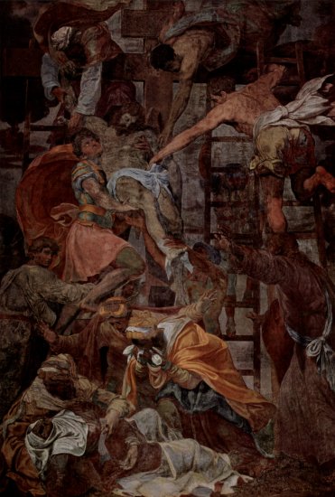  Fresko in der Kapelle Orsini di Trinità de Monti, Szene