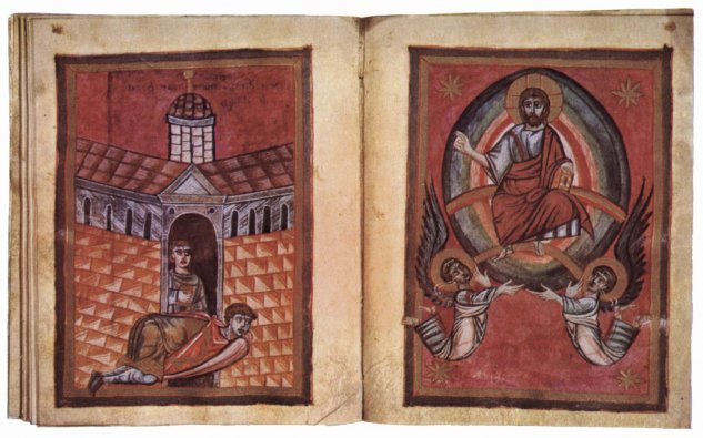  Gebetbuch Ottos III., Szene