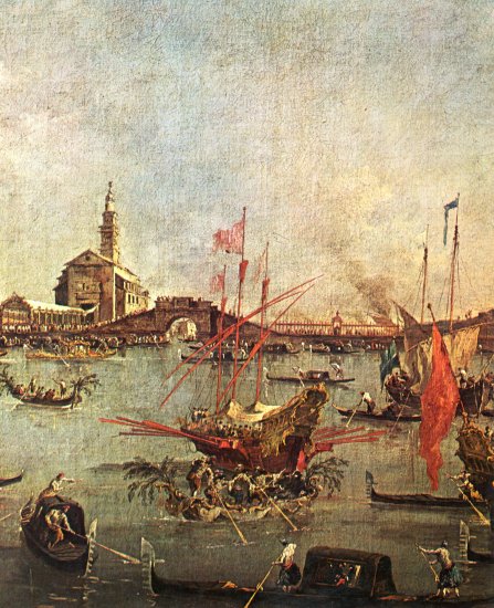  Gemäldeserie »Le Solennità Dogali«, Szene