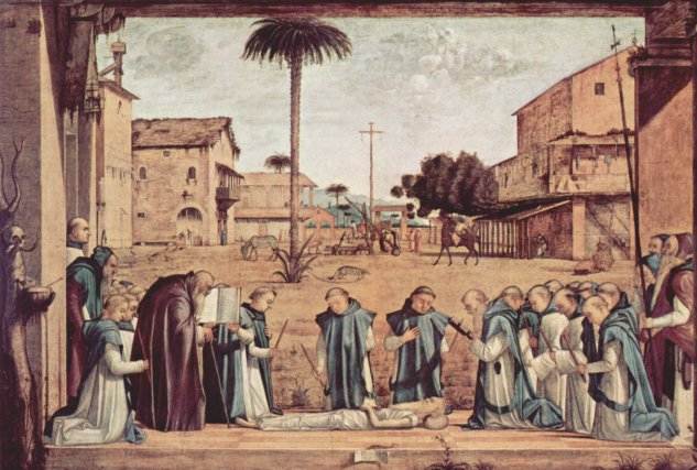  Gemäldezyklus der Kapelle der Scuola di San Giorgio degli Schiavoni, Szene