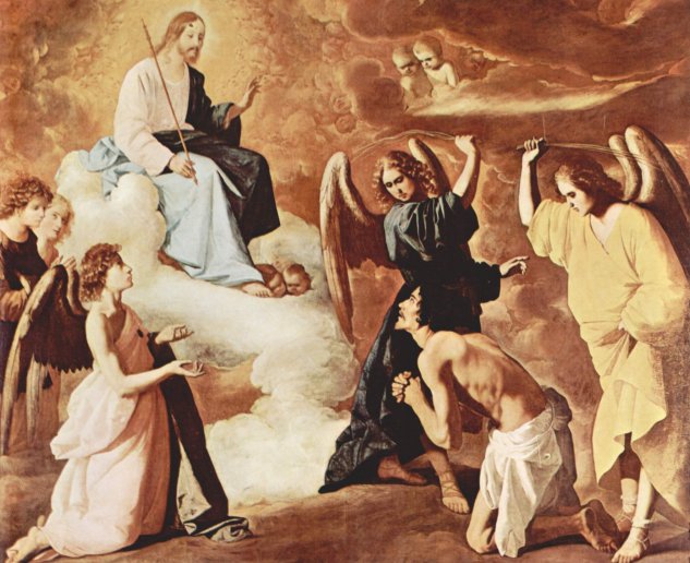  Gemäldezyklus für das Hieronymitenkloster in Guadalup, Szene