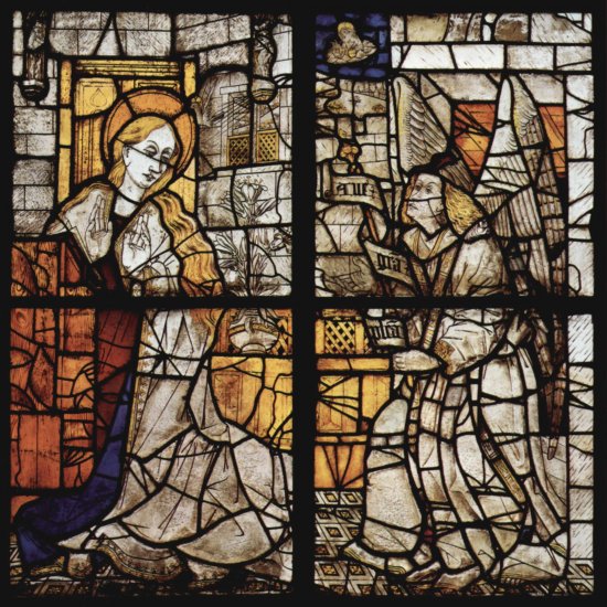  Glasfenster der Notre-Dame von Romont, Szene