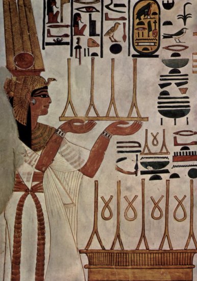  Grabkammer der Nefertari, Gattin des Ramses II., Szene