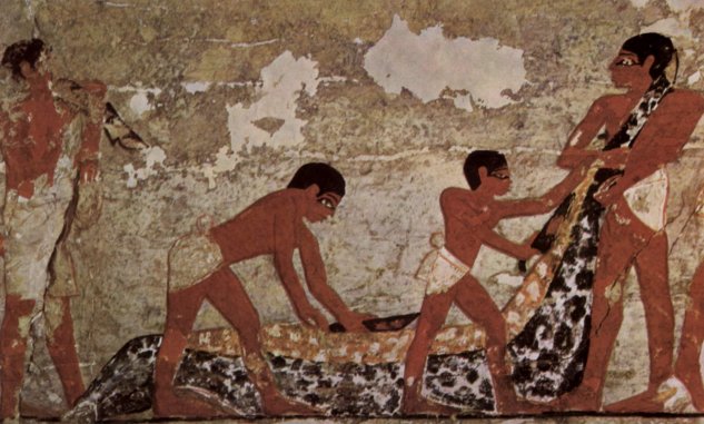  Grabkammer des Ptahiruka, Aufseher der Schlachthöfe, Schlachtszene

