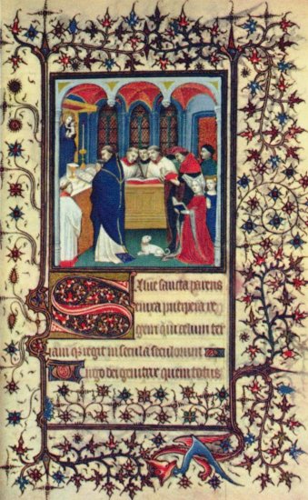  Heures de Maréchal de Boucicaut (Stundenbuch), Szene