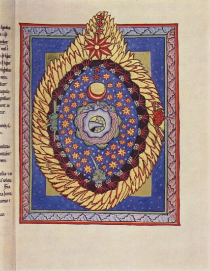  Hildegardis-Codex, sogenannter Scivias-Codex, Szene