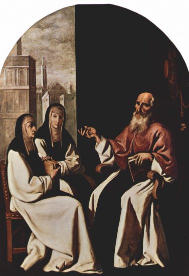  Hl. Hieronymus mit der Hl. Paula Romana und ihrer Tochter, Hl. Eustochium
