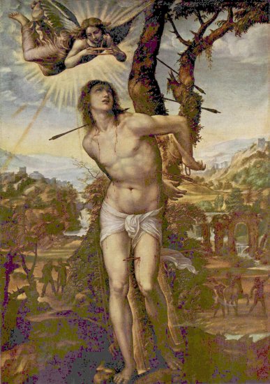  Hl. Sebastian und Madonna mit Heiligen
