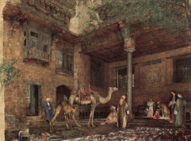  Hof im Haus des Malers in Cairo
