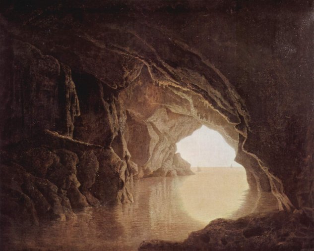  Höhle am Abend
