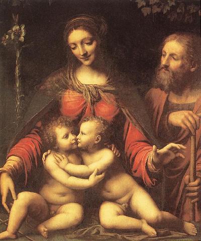 Holy Family With The Infant St John
