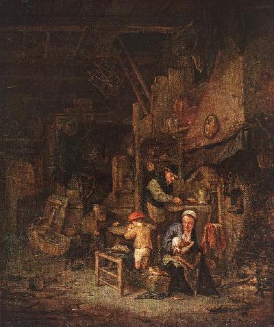Interior With A Peasant Family
