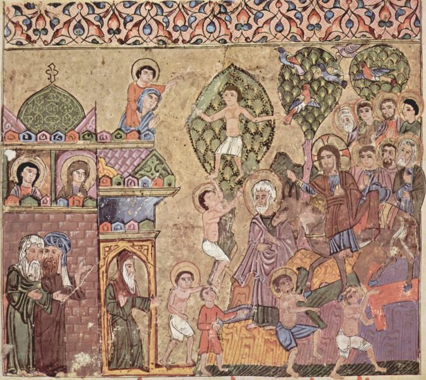  Kollektenbuch der Evangelien der syrischen Jakobitenkirche, Szene