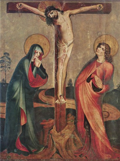  Kreuzigung Christi mit Maria und Johannes dem Evangelisten
