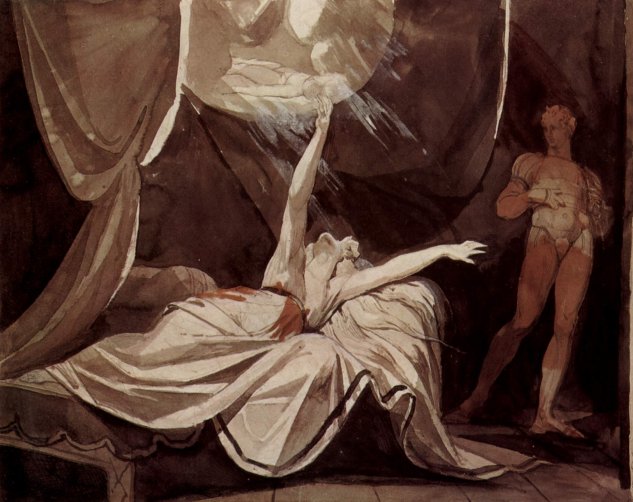  Kriemhild sieht im Traum den toten Siegfried

