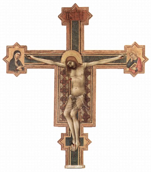  Kruzifix, Christus mit Maria und Johannes

