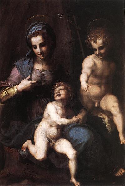 Madonna and Child with the Young St John WGA