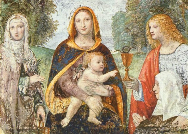  Madonna mit der Hl. Martha, Johannes dem Evangelisten und einer Nonne (Stifterin)
