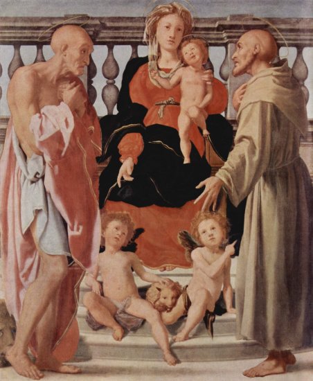  Madonna mit Hl. Franziskus und Hl. Hieronymus
