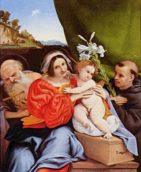  Madonna mit Hl. Hieronymus und Hl. Antonius von Padua
