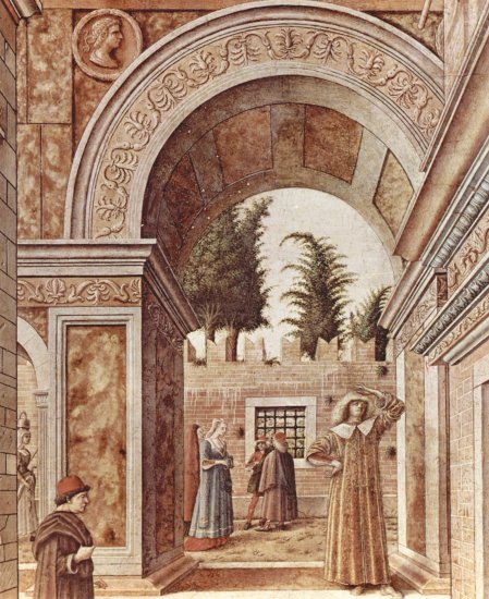  Maria Verkündigung mit dem Emygdius von Ascoli Piceno, Detail
