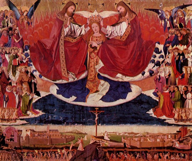  Marienkrönung, Altar der Kartause zu Villeneuve-les-Avignon
