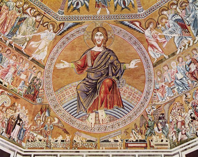  Mosaik im Baptisterium San Giovanni von Florenz, Szene