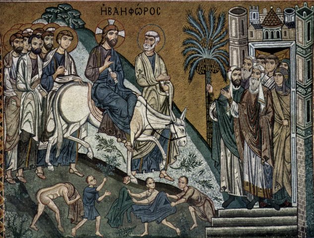  Mosaiken der Capella Palatina in Palermo, Szene