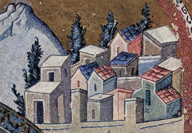  Mosaiken der Kirche Kahrié-Djami in Istanbul, Szene
