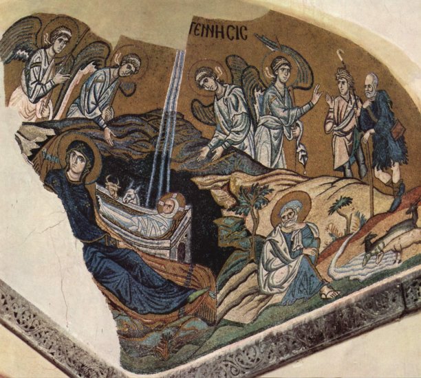  Mosaiken der Kirche von Daphni, Szene